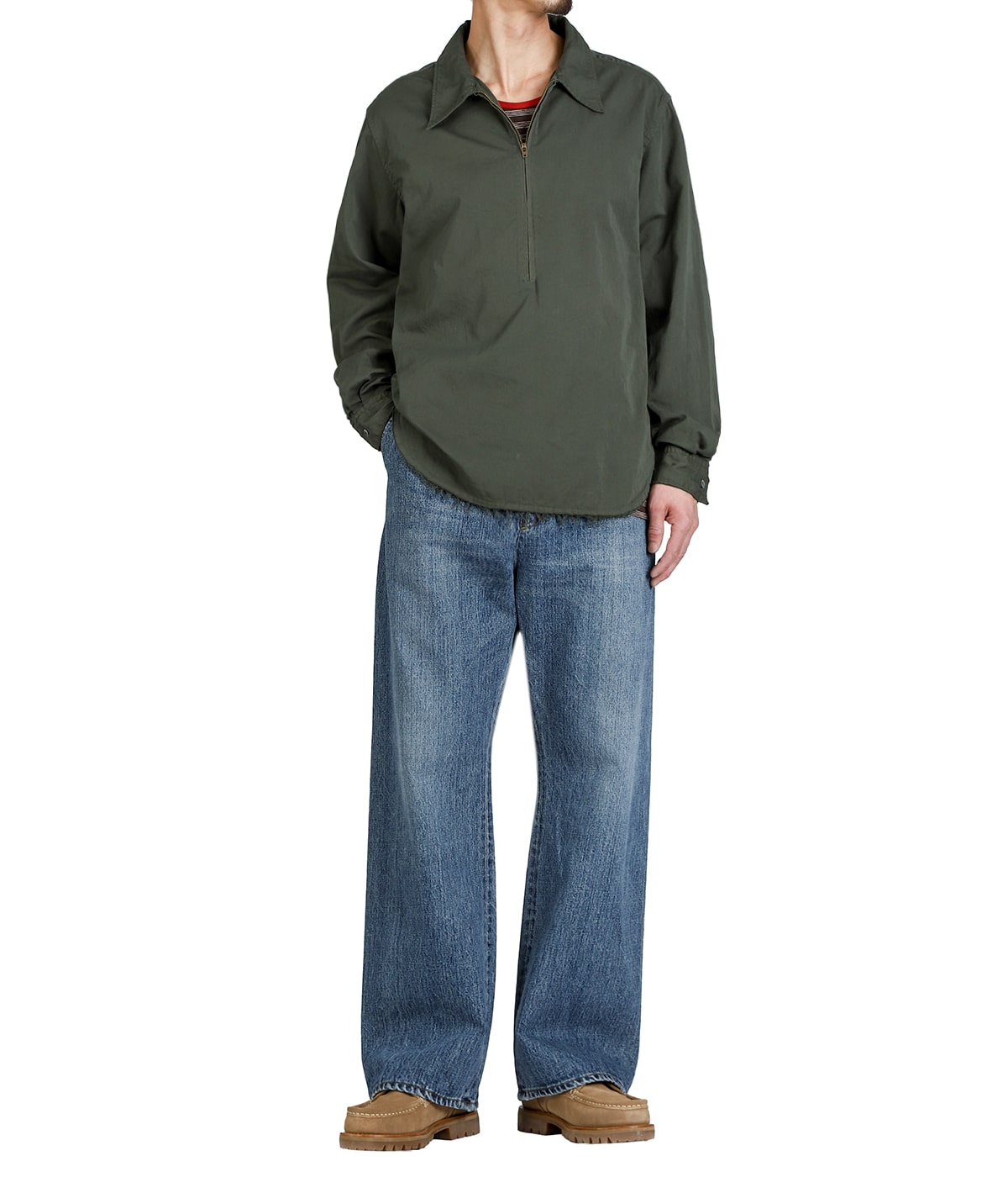 予約】Pullover Zip Shirt | PORT BY ARK(ポートバイアーク