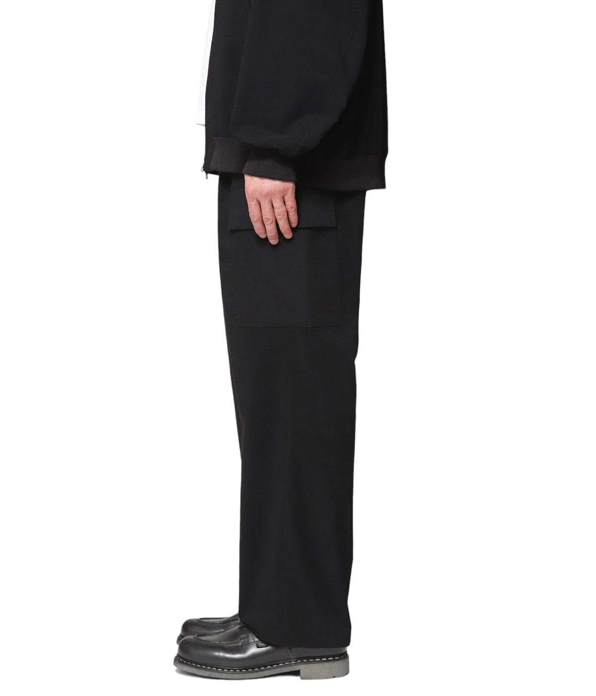 STRETCH WOOLY NYLON PARACHUTE CARGO PANTS | ATON(エイトン