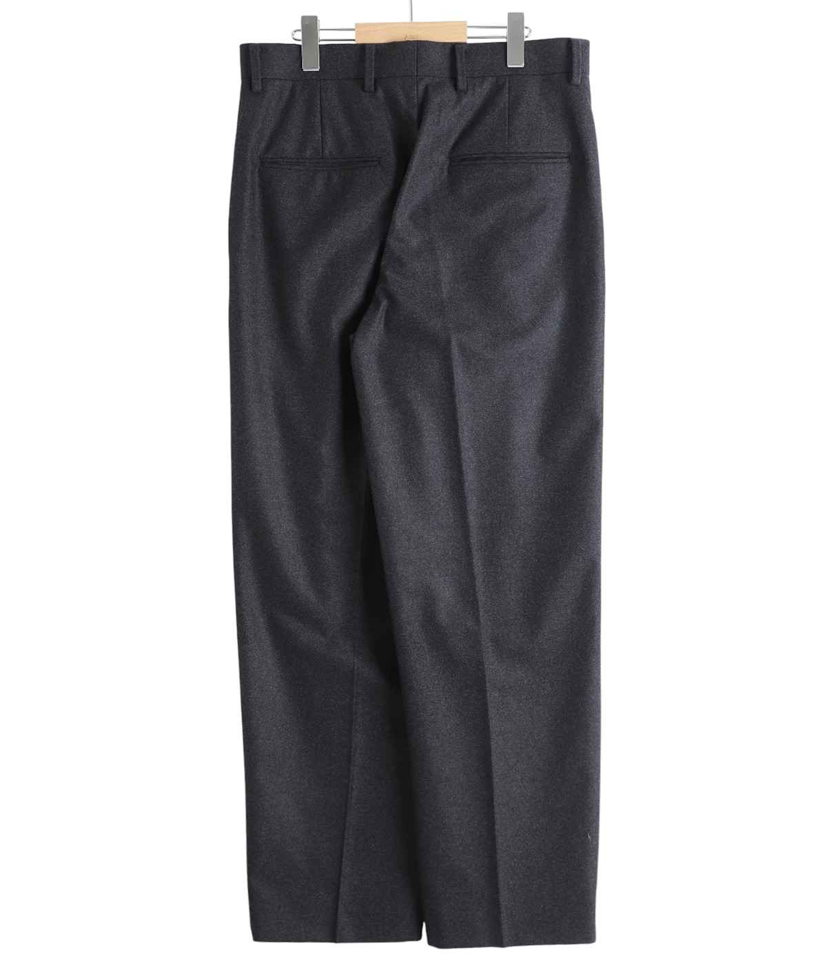 MERINO COLLEGE FLANNEL STANDARD PANTS | ATON(エイトン