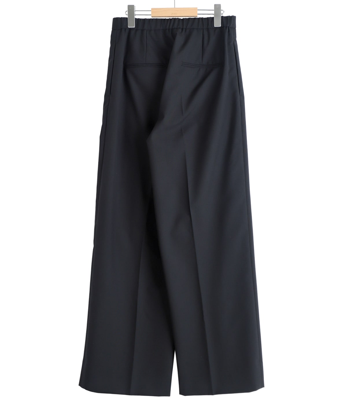 81 クリーニング済　極美品　pt01 スラックス　春夏　48 SHAKA レディース】WOOL TROPICAL PIN TUCK EASY PANTS | ATON(エイトン