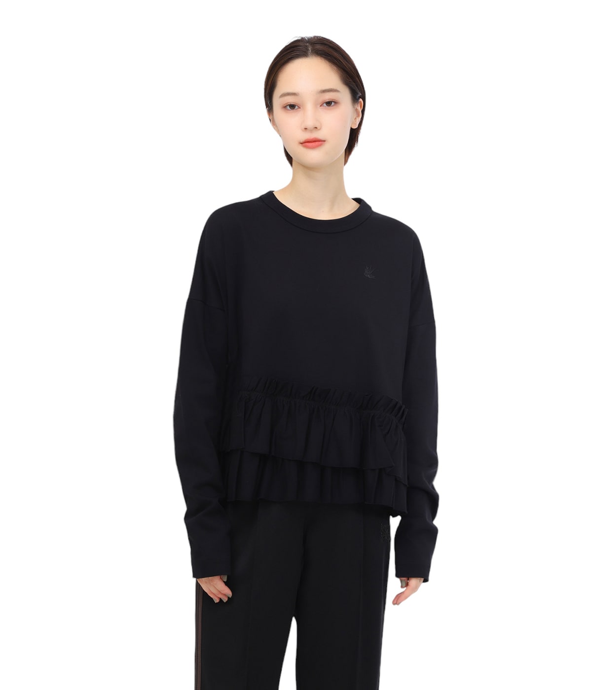 レディース】Swallow Frill Tiered Long Sleeve Tee