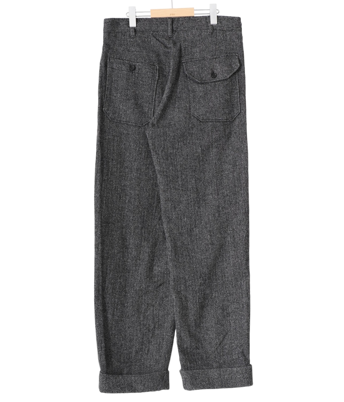 Carlyle Pant Poly Wool Herringbone | ENGINEERED GARMENTS
