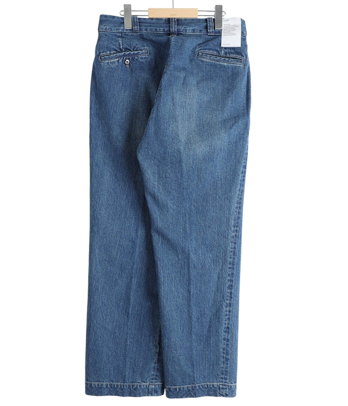 ciota Denim pants シオタ CIOTA (シオタ) Straight 5 PKT Pants (ミディアムダークブルー