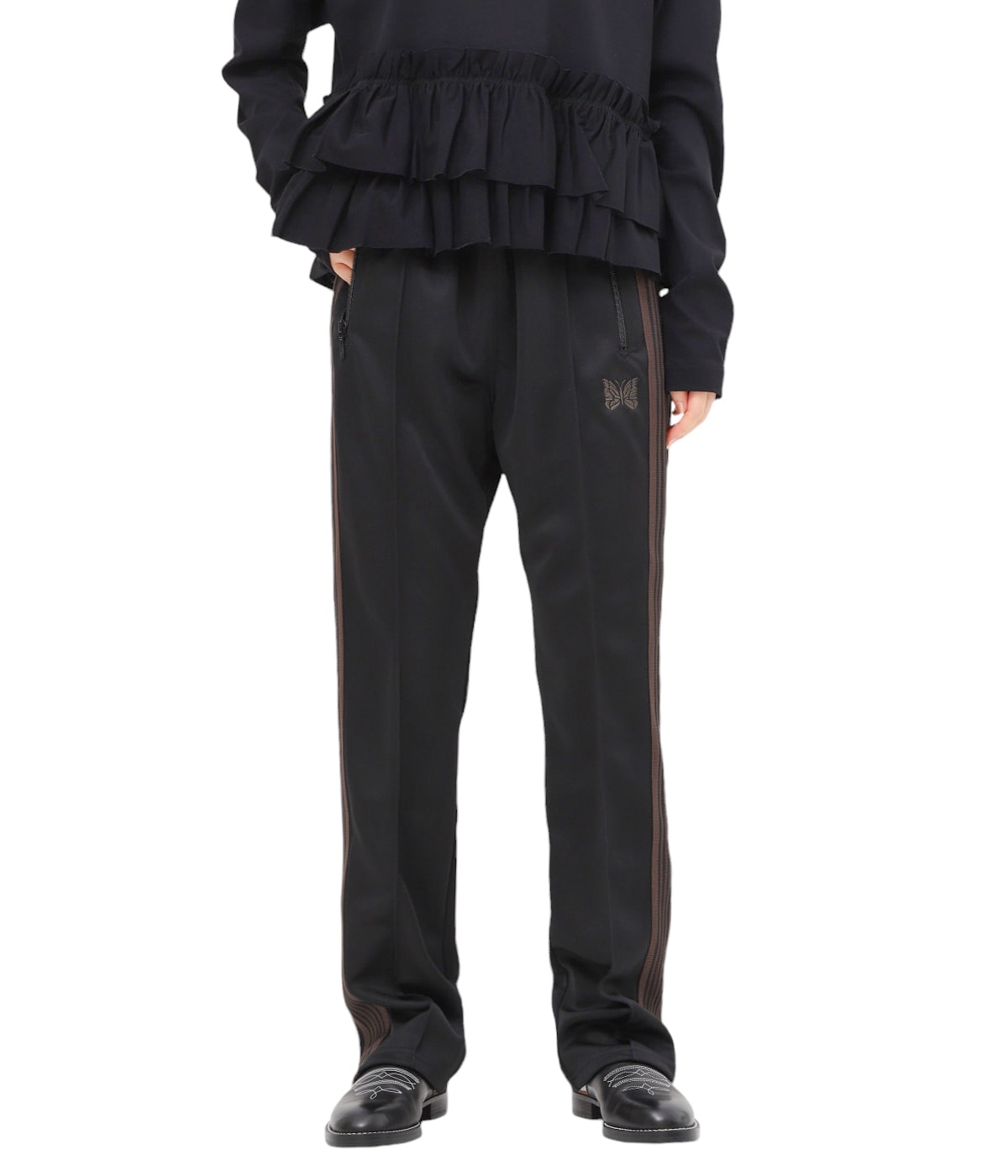 パンツ Needles NARROW TRACK PANT - POLY SMOOTH Narrow Track Pant - Poly Smooth | NEEDLES(ニードルズ