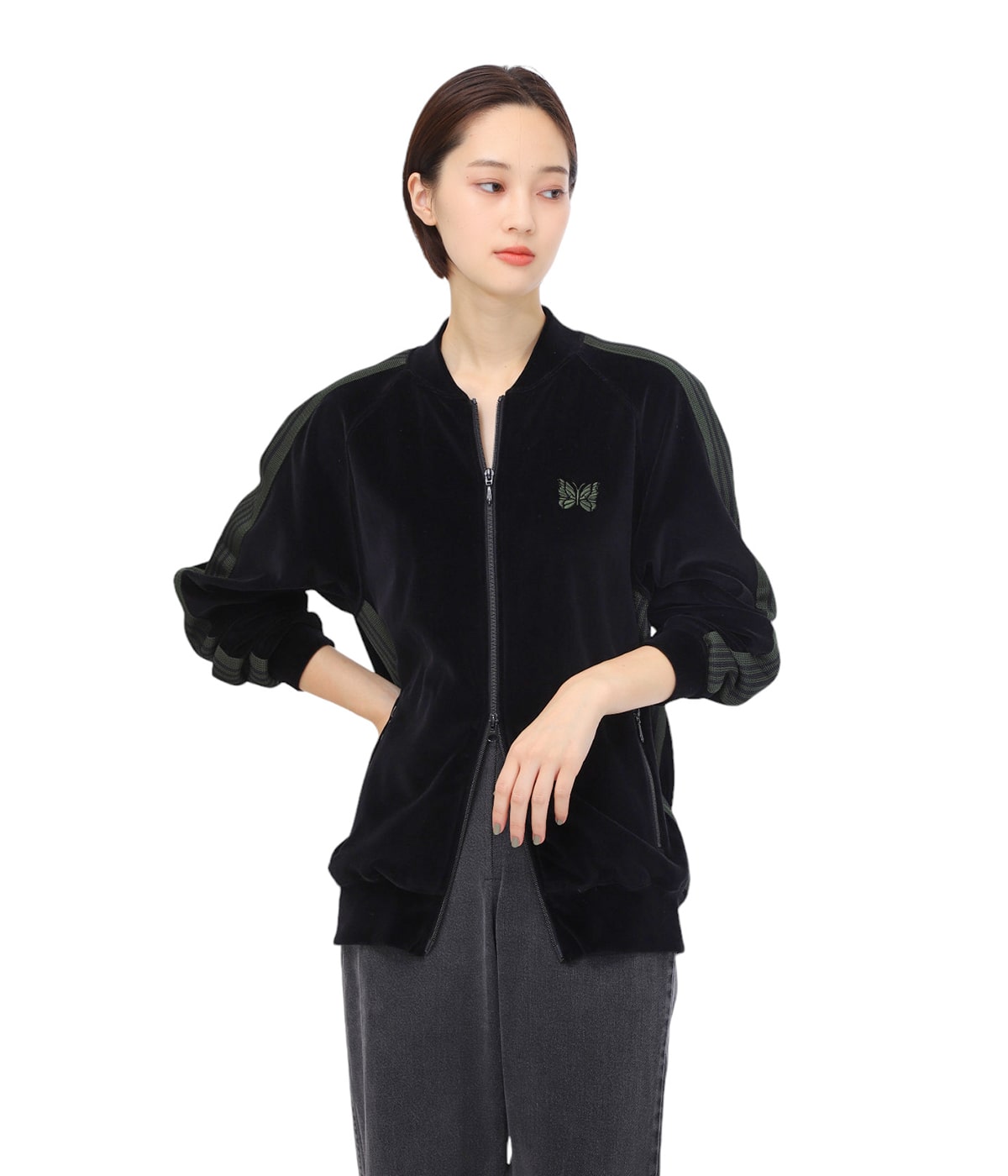 ジャケット・アウター NEEDLES R/C Track Jacket - C/PE Velour Needles（ニードルス）の「NEEDLES(ニードルズ)R.C. TRACK