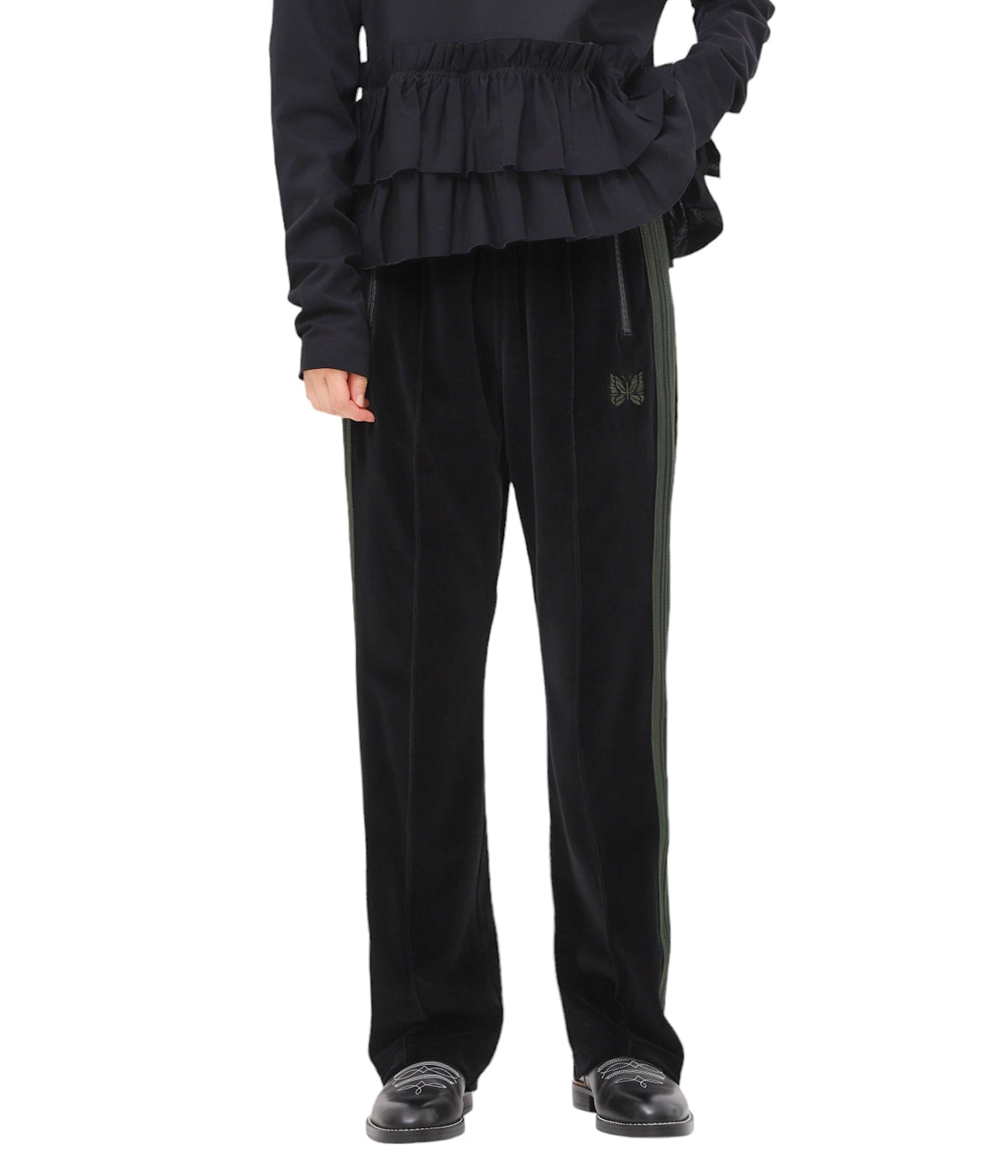 Narrow Track Pant - C/Pe Velour | NEEDLES(ニードルズ