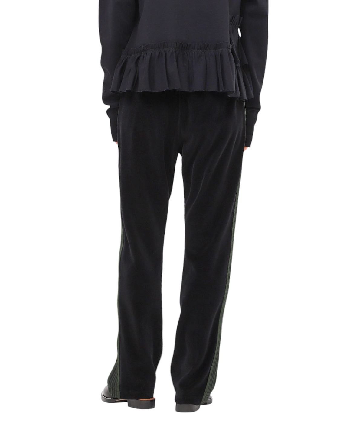 Needles 別注トラックパンツ Track Pant C/Pe Velour 送料無料 Needles EXCLUSIVE Track Pant C/PE Velour M ブラック