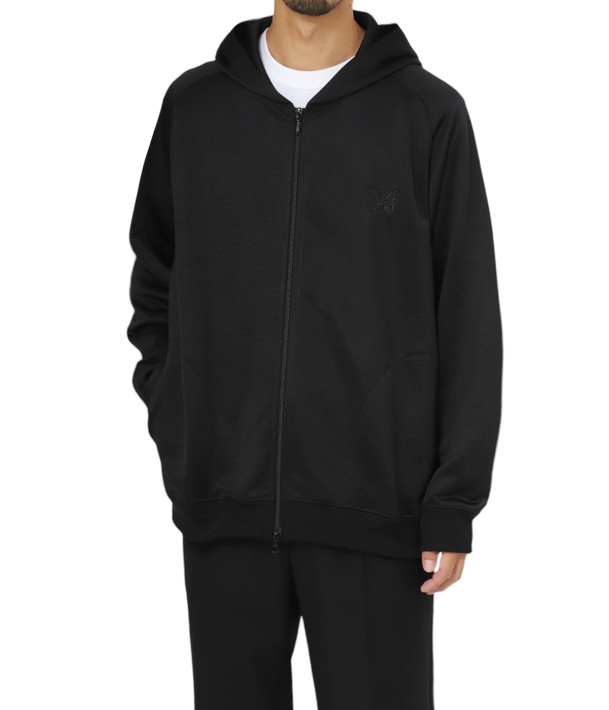 【国内発送☆すぐ届く】NEEDLES ジップ フーディー Zipped Hoody - C/PE Bright Jersey | NEEDLES(ニードルズ