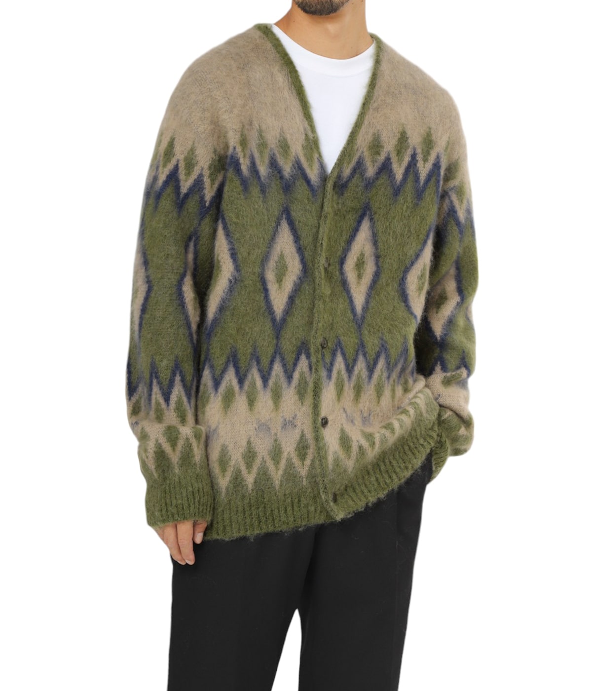 Mohair Cardigan - Diamond | NEEDLES(ニードルズ) / トップス