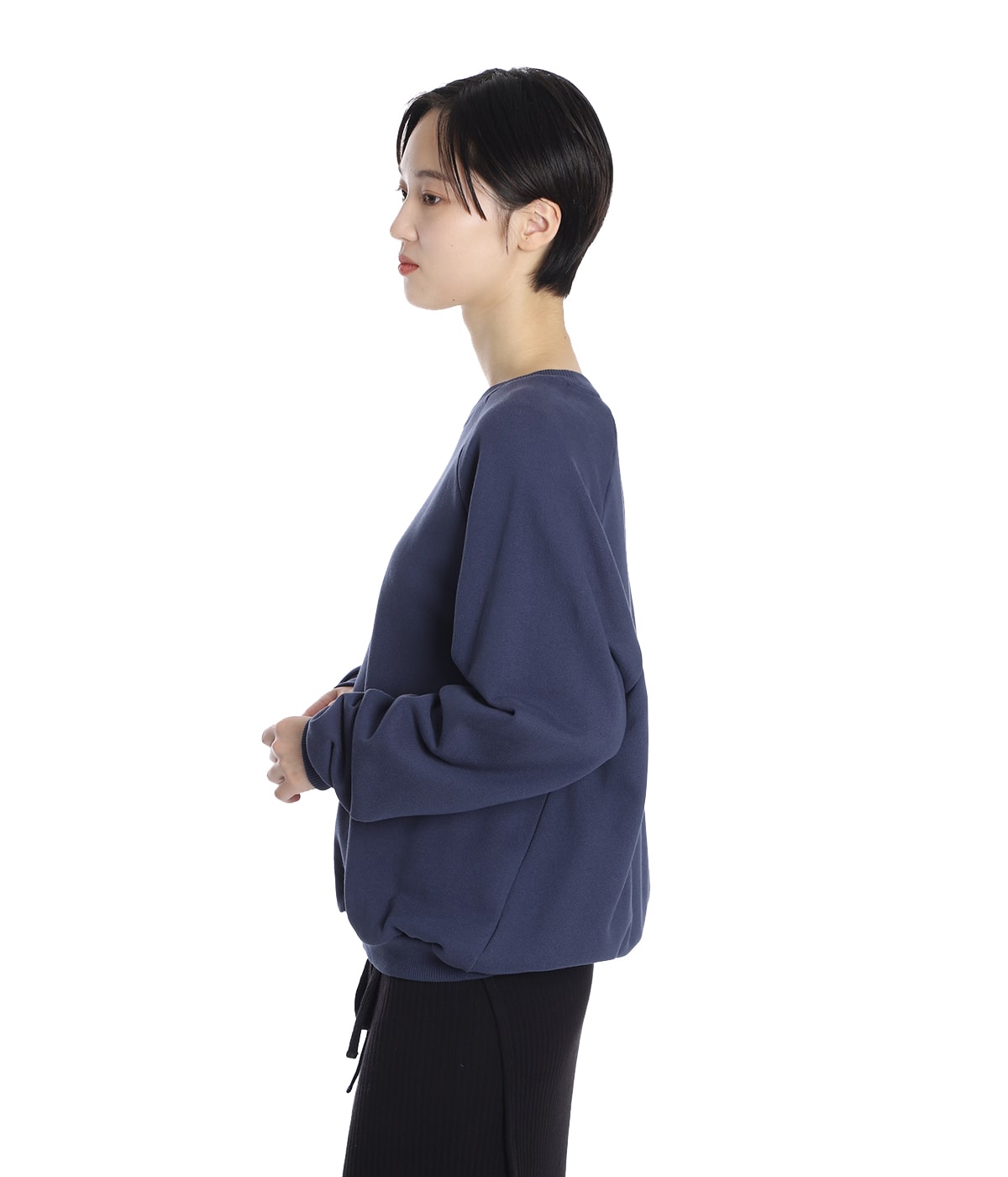 値下げ　baserange ショート丈スウェット ap retro トレーナー スウェット 「USAコットン」ショート丈プル