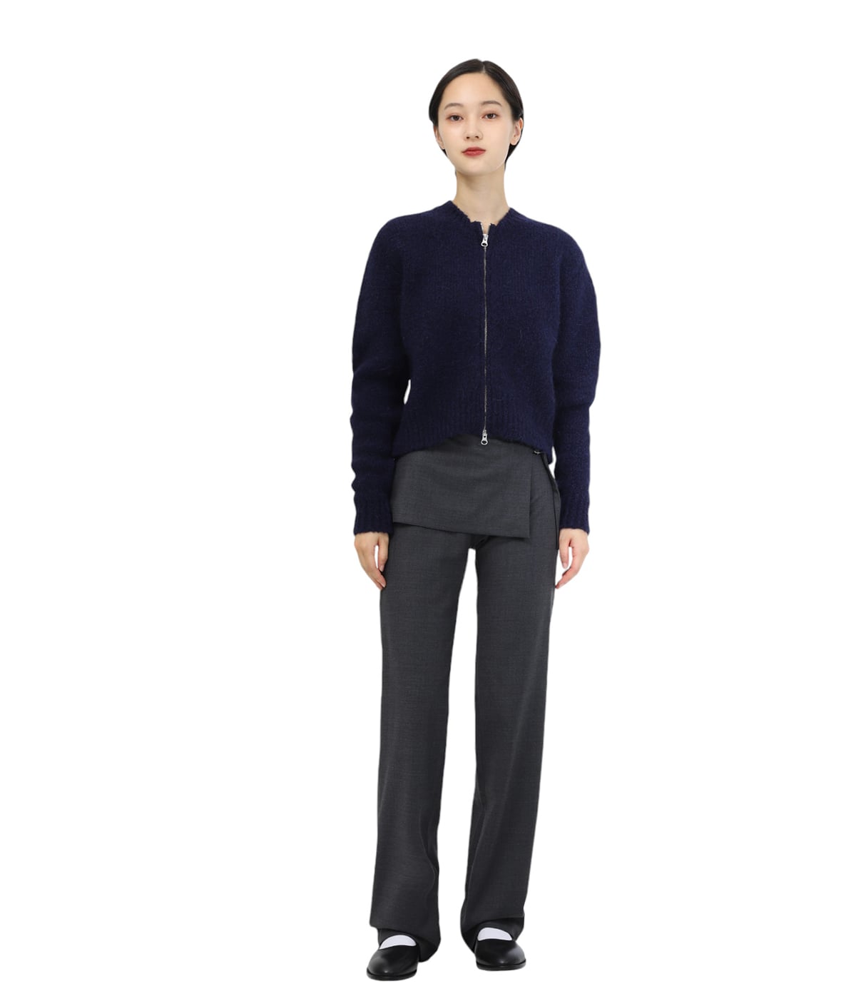 パンツ Paloma wool no 2053 / Ulsan ULSAN-Relaxed fit, washed denim pants with forward seams and