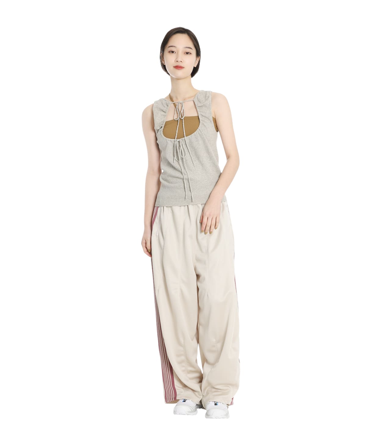 トップス RHODOLIRION 2WAY TANK TOP SHEER レディース】2Way Tank Top Sheer | RhodolirioN(ロドリリオン