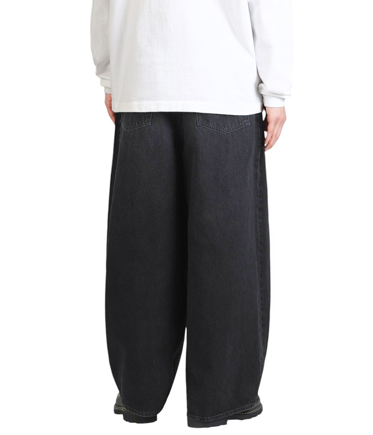 ニードルズ　H.D Pants 黒 パンツ レディース デニムパンツ H．D． Buggy Pant ― Jean