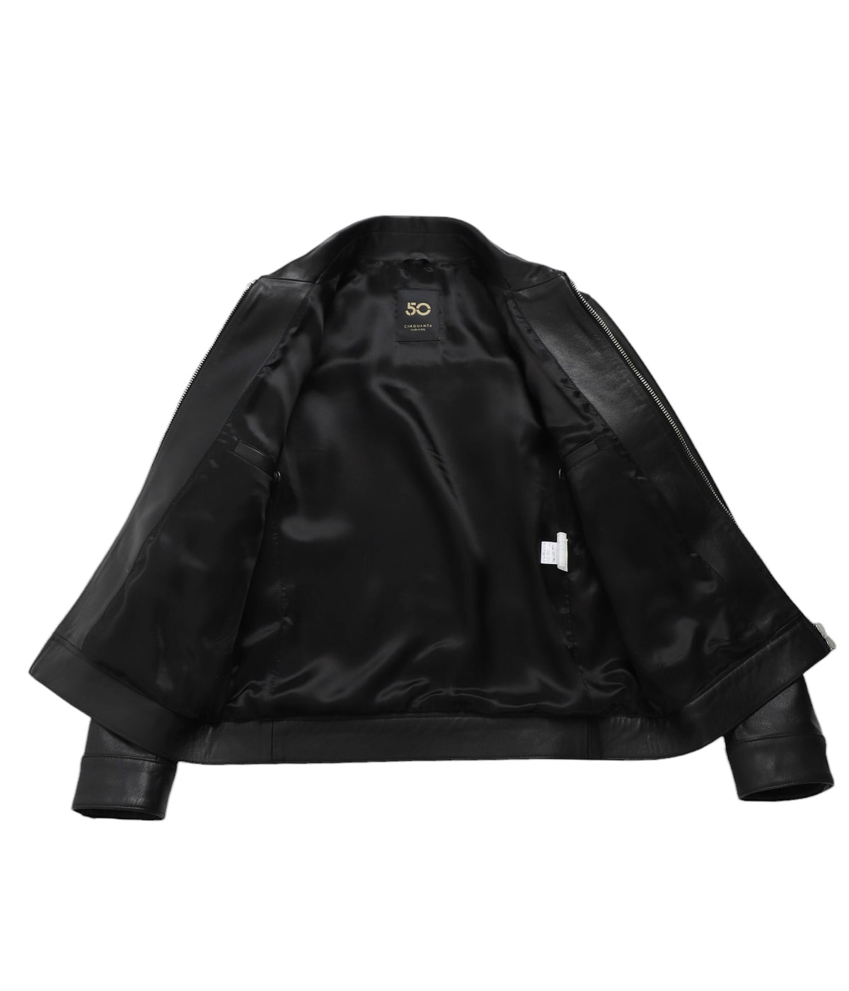 【限定値下】cinquanta 46 ヌバックレザー　ジャケット　ブルゾン 納期が遅くとも、入荷してくれば嬉しい CINQUANTA/チンクアンタ