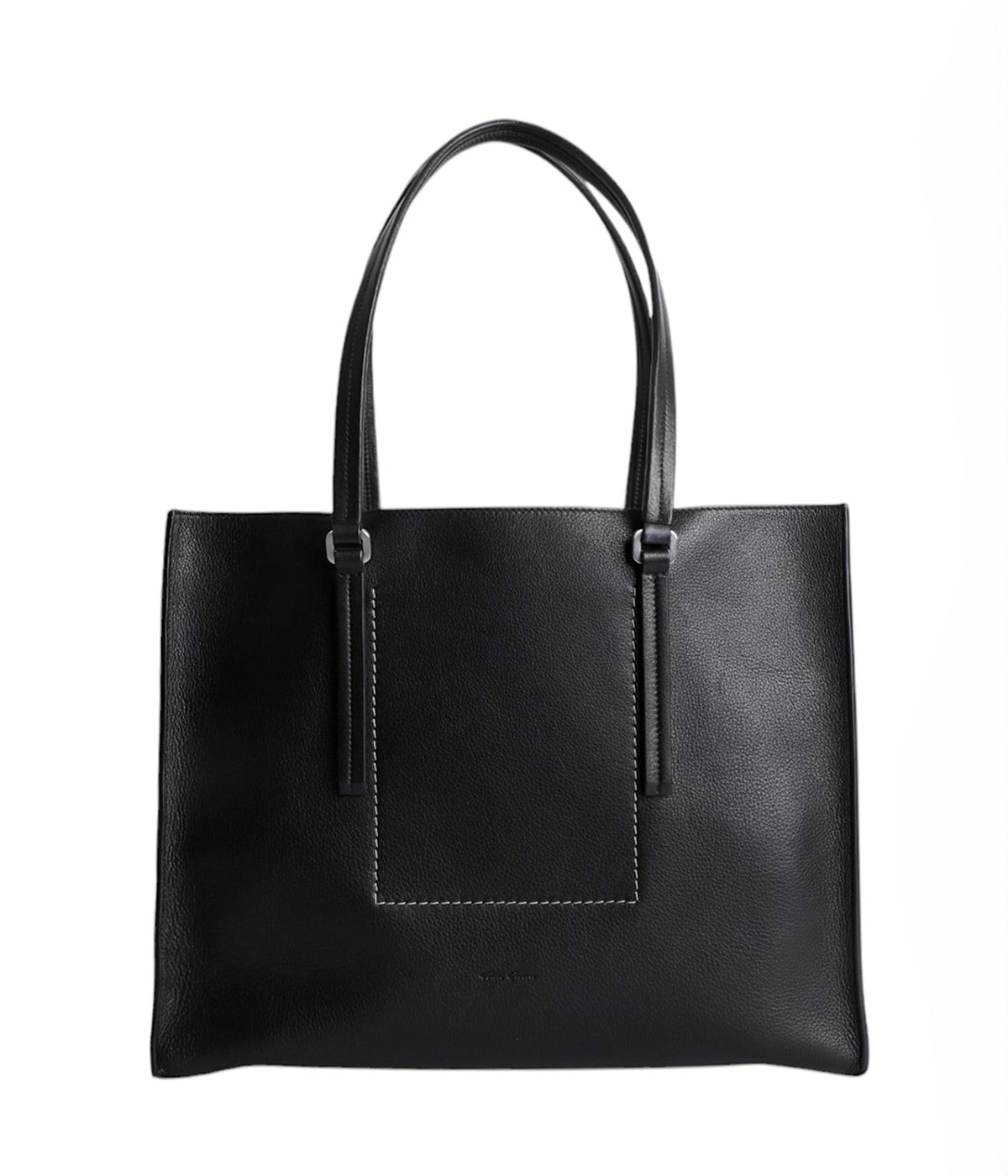 Rick Owen’s 　レザートートバッグ Rick Owens レザー トートバッグ | ブラック | FARFETCH JP