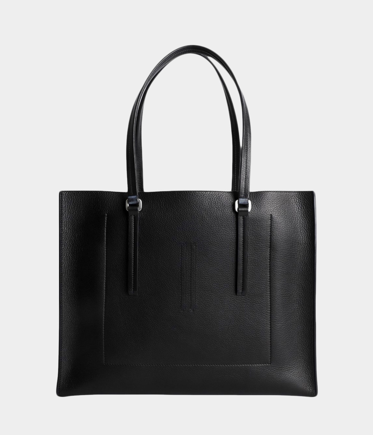Rick Owen’s 　レザートートバッグ Rick Owens レザー トートバッグ | ブラック | FARFETCH JP