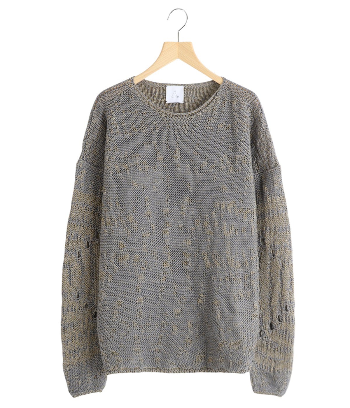 リトローヴ RETROVE アパルトモン取扱 24AW Yak Cotton RIB TURTLENECK カットソー リブニット ウール混 グレージュ ■OS レディース 中古】リトローヴ RETROVE アパルトモン取扱 24AW Yak Cotton