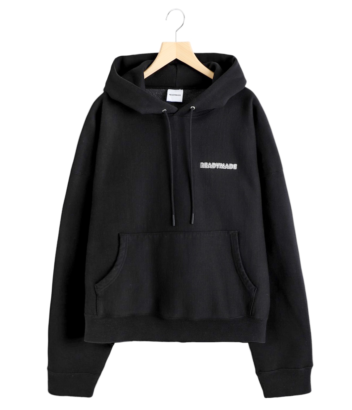 【READYMADE】BIG HOODIE LOGO / BLACK 要在庫確認 男女兼用 BIG HOODIE LOGO | READYMADE(レディメイド) / トップス