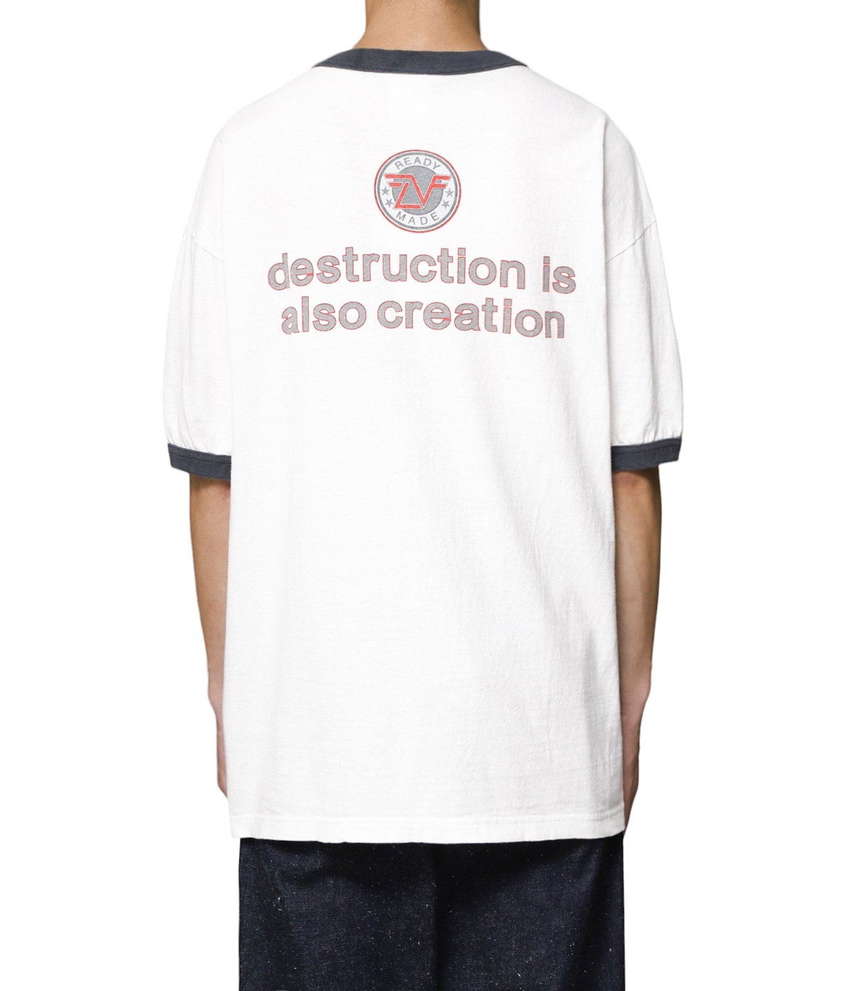 すぐお届け・送料込【READYMADE】S/S RINGER T-SHIRT / Tシャツ READYMADE S/S RINGER T-SHIRT (WHITE)商品ページ - K's