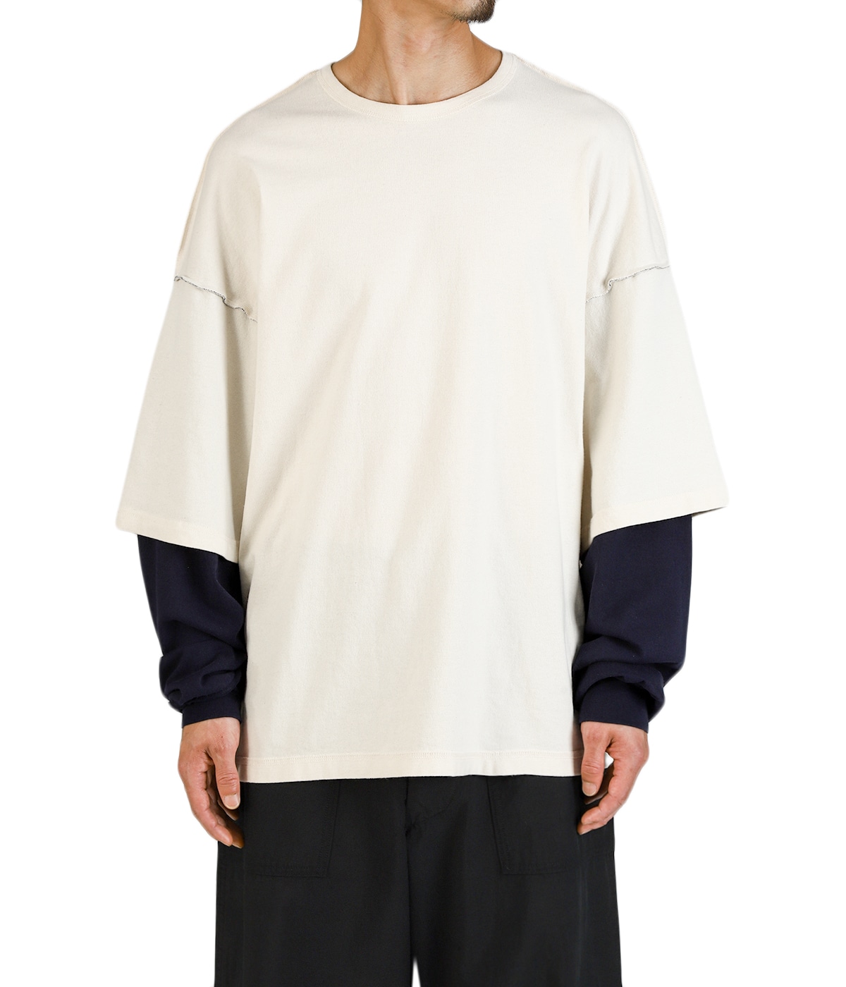 トップス refomed \"revervesible l/s tee\" 通販] refomed(リフォメッド) REVERSIBLE L/S TEE 商品ページ