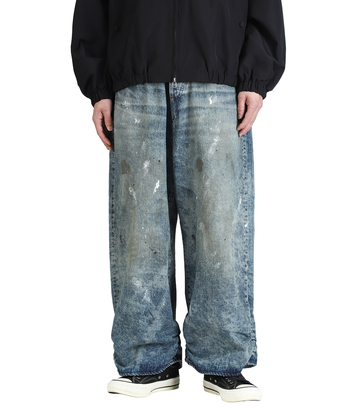 FRESH MAN DENIM WIDE PANTS “PAINT“ | refomed(リフォメッド