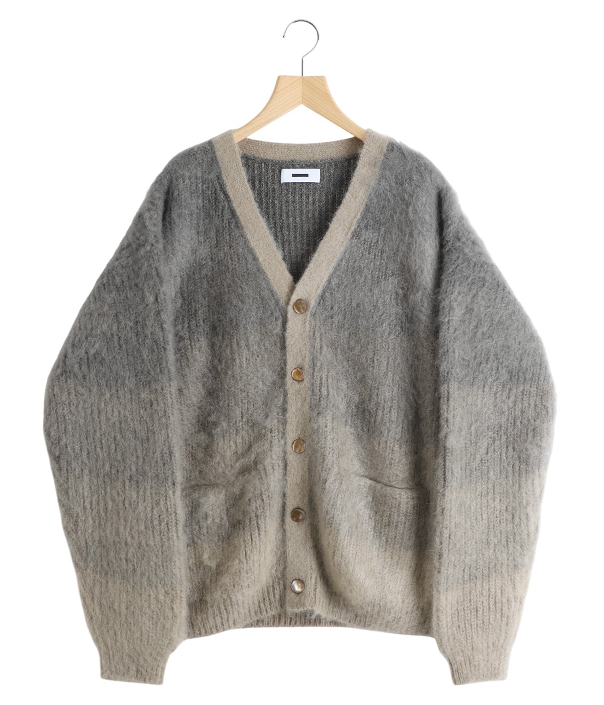 MOHAIR GRADATION BORDER CARDIGAN | REVERBERATE(リバーバレイト