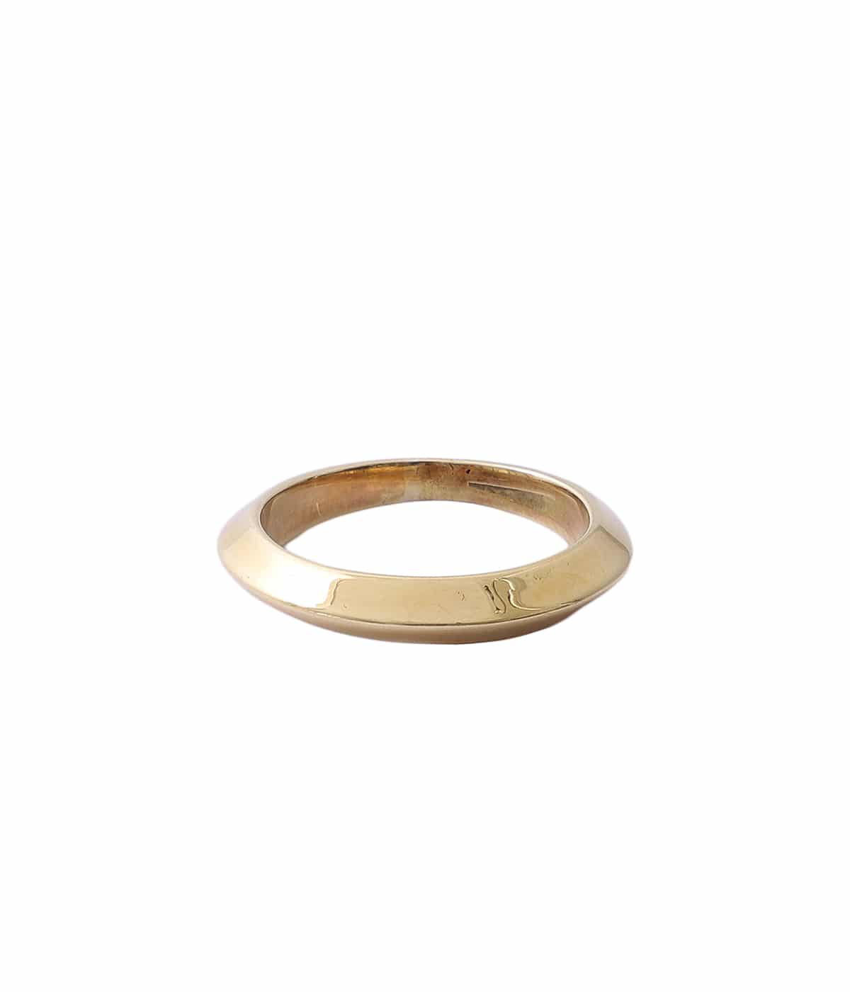 18K EXTRA THIN TRIANGLE RING -PLAIN- | LARRY SMITH(ラリー