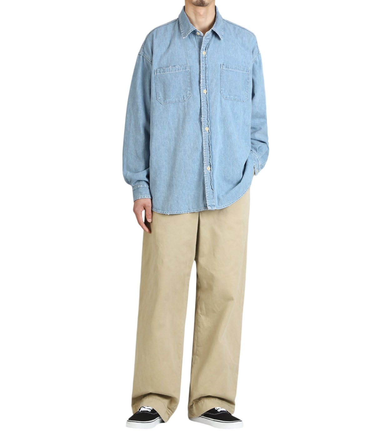 7.5oz デニムシャツ | REMI RELIEF NAVY LABEL(レミレリーフ