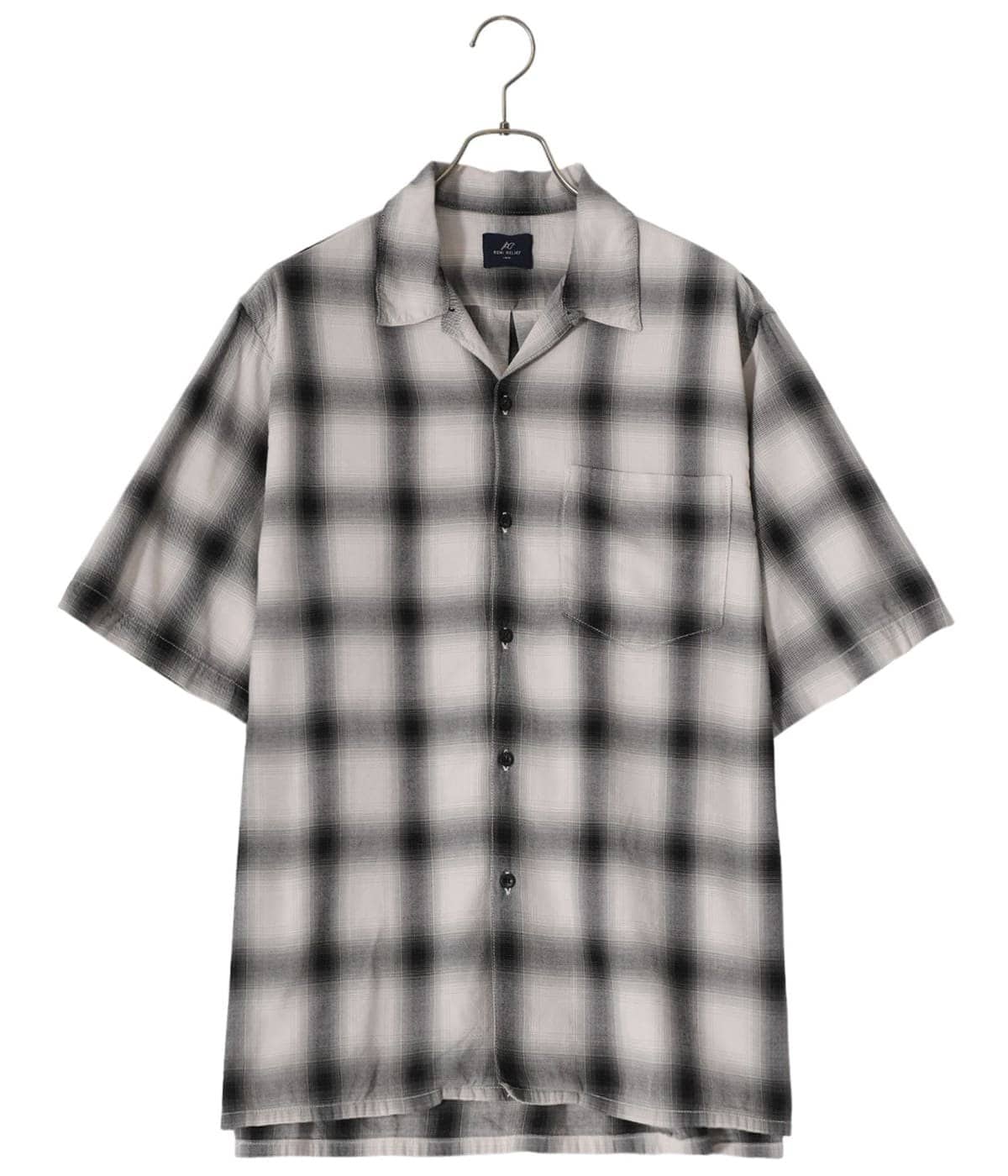 レーヨンチェックSSシャツB | REMI RELIEF NAVY LABEL