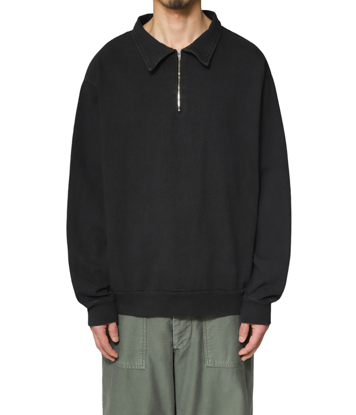8/-天竺ハーフZIP | REMI RELIEF NAVY LABEL(レミレリーフ