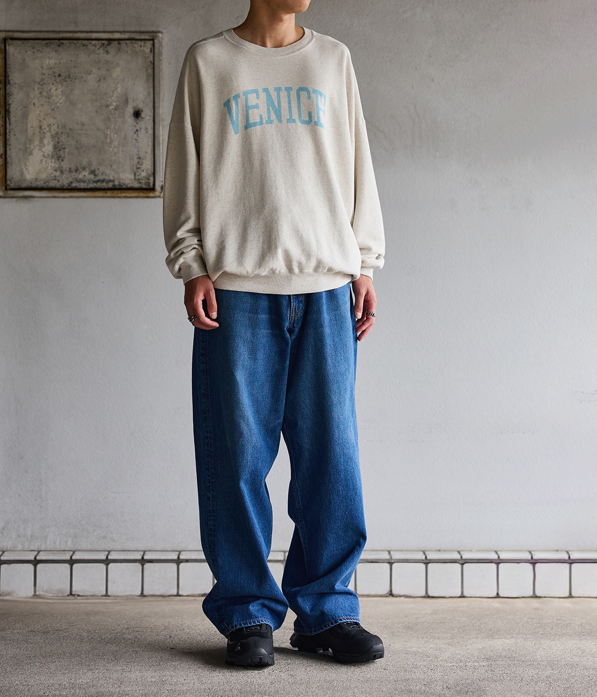 別注 SP加工3飛び裏毛クルー(VENICE) | REMI RELIEF(レミレリーフ