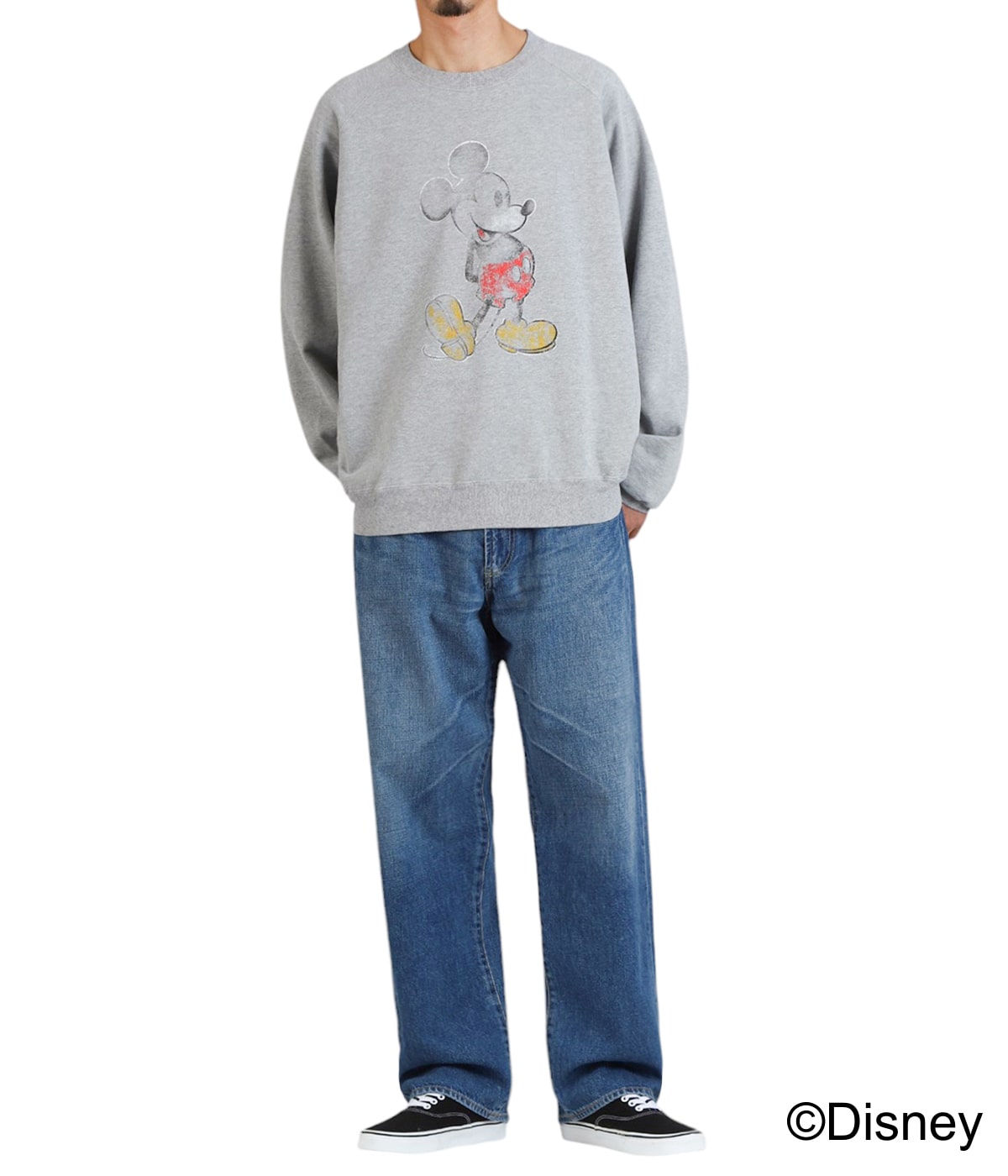 REMI RELIEF / 別注 HARD SP加工　Mickey Mouse エディフィス EDIFICE REMI RELIEF 別注 HARD SP加工 Tシャツ