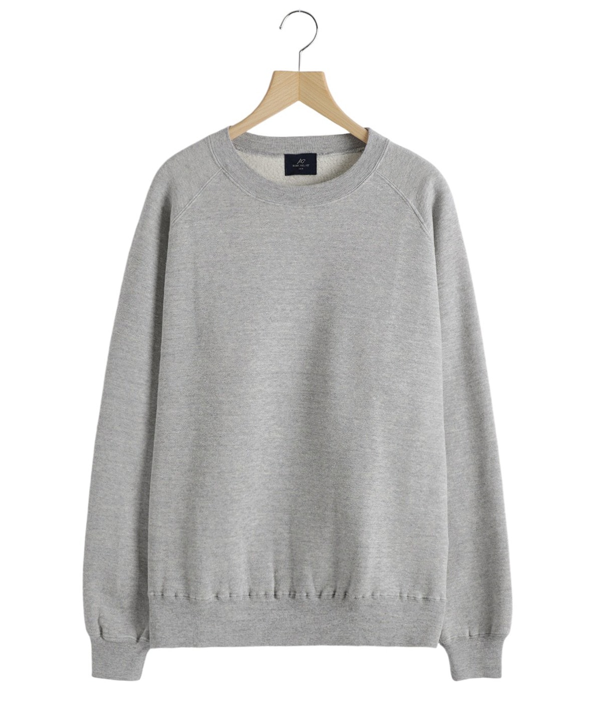 起毛裏毛クルー | REMI RELIEF NAVY LABEL(レミレリーフ