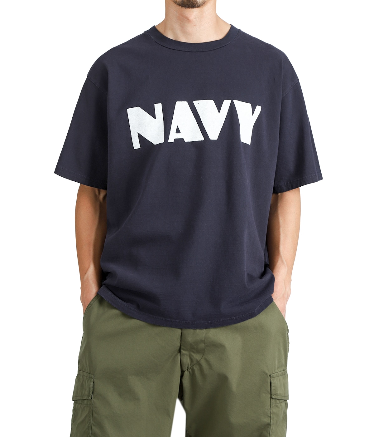 16/-天竺T(NAVY) | REMI RELIEF NAVY LABEL(レミレリーフ ネイビー