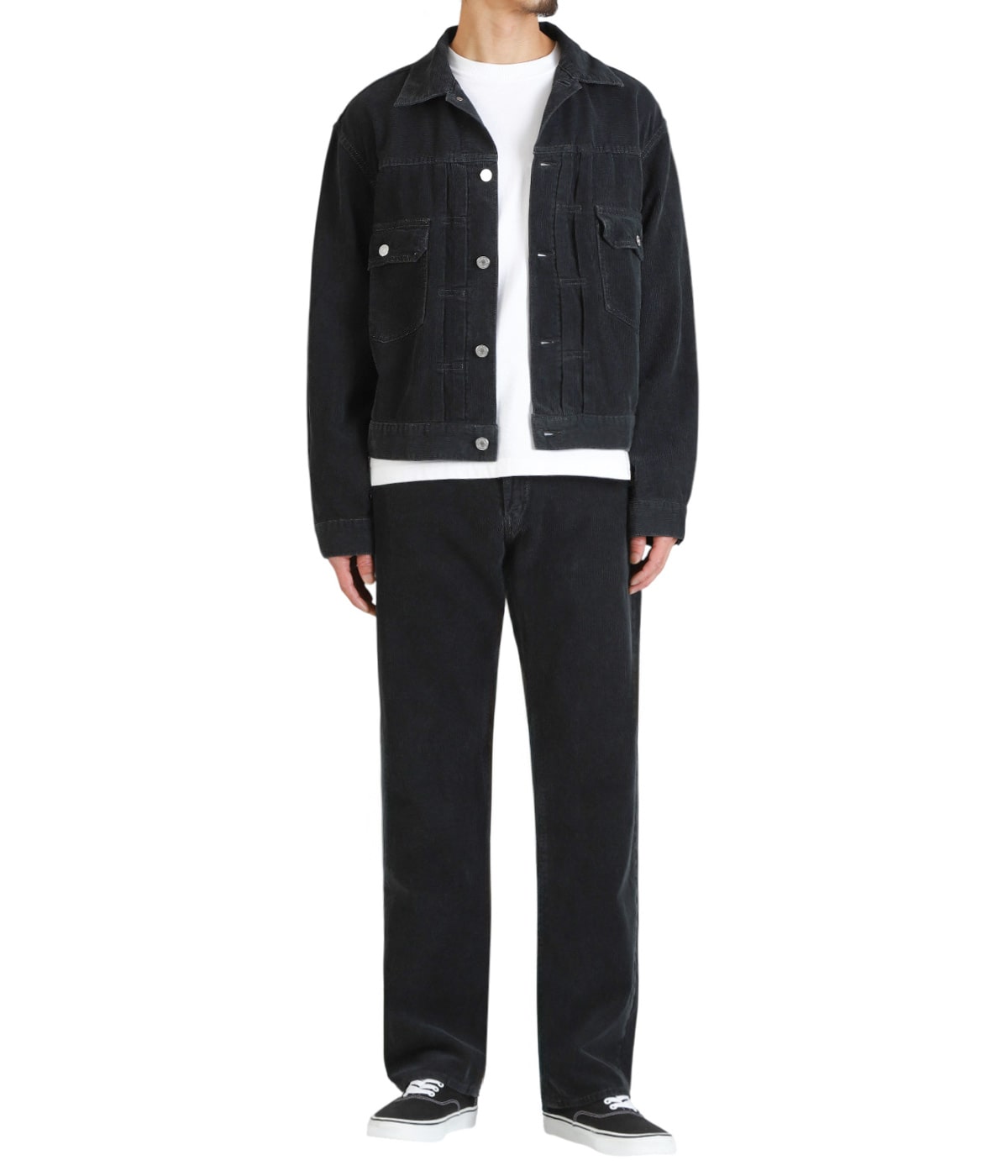 レミレリーフ　REMI RELIEF コーデュロイジャケット　ブラック　シャツ 14Wコーデュロイ 2nd JKT | REMI RELIEF(レミレリーフ