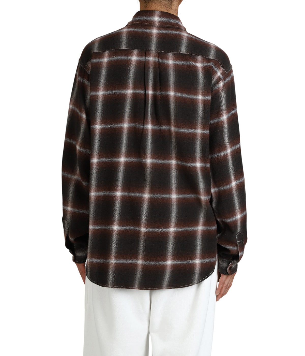 オンブレネルチェックシャツ | REMI RELIEF NAVY LABEL(レミレリーフ