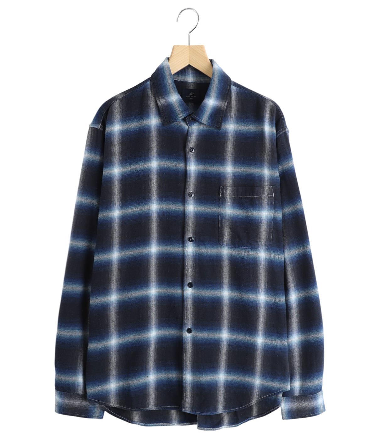 オンブレネルチェックシャツ | REMI RELIEF NAVY LABEL