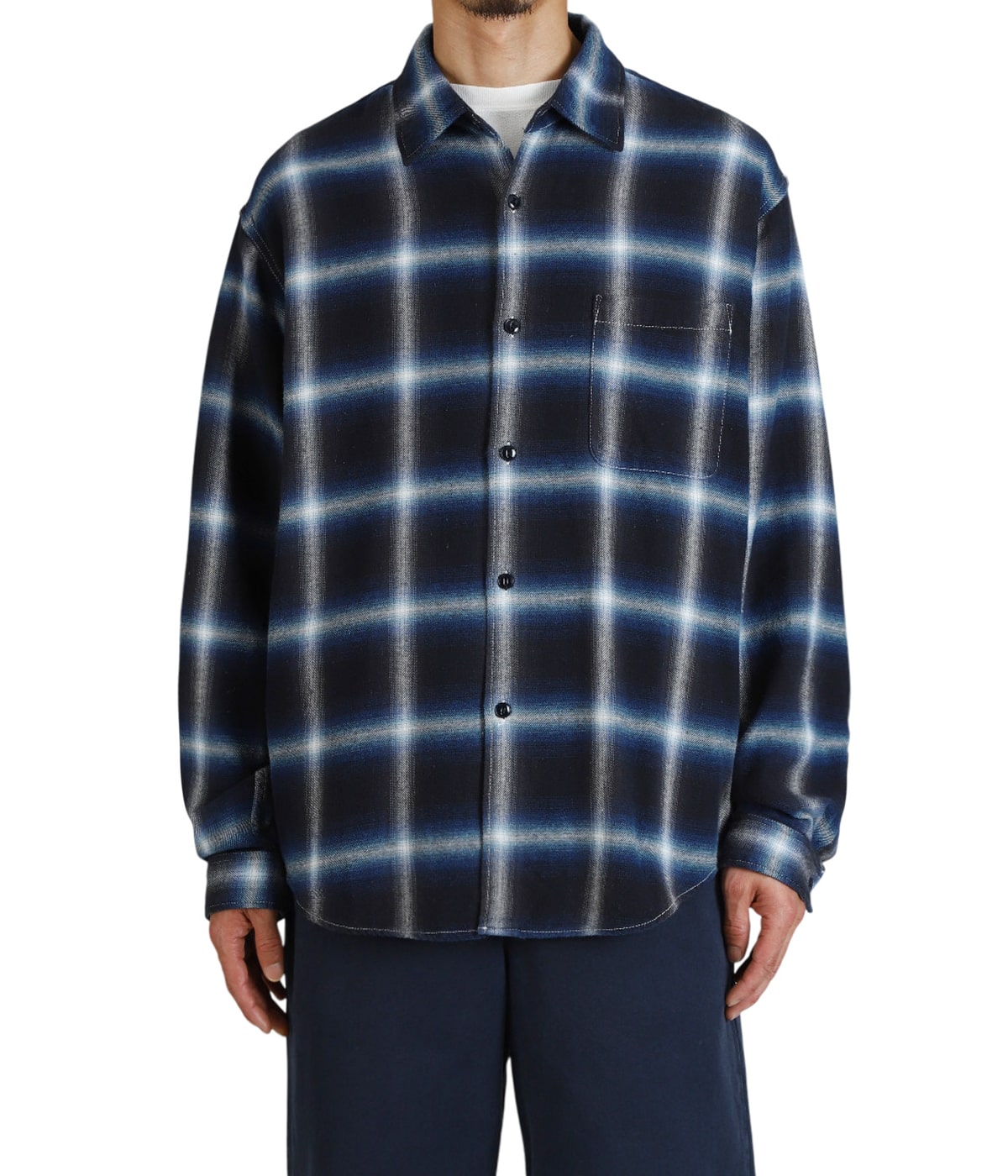 極美品 REMI RELIEF NAVY LABEL オーバーサイズ ネルシャツ 極美品 REMI RELIEF NAVY LABEL オーバーサイズ ネルシャツ REMI