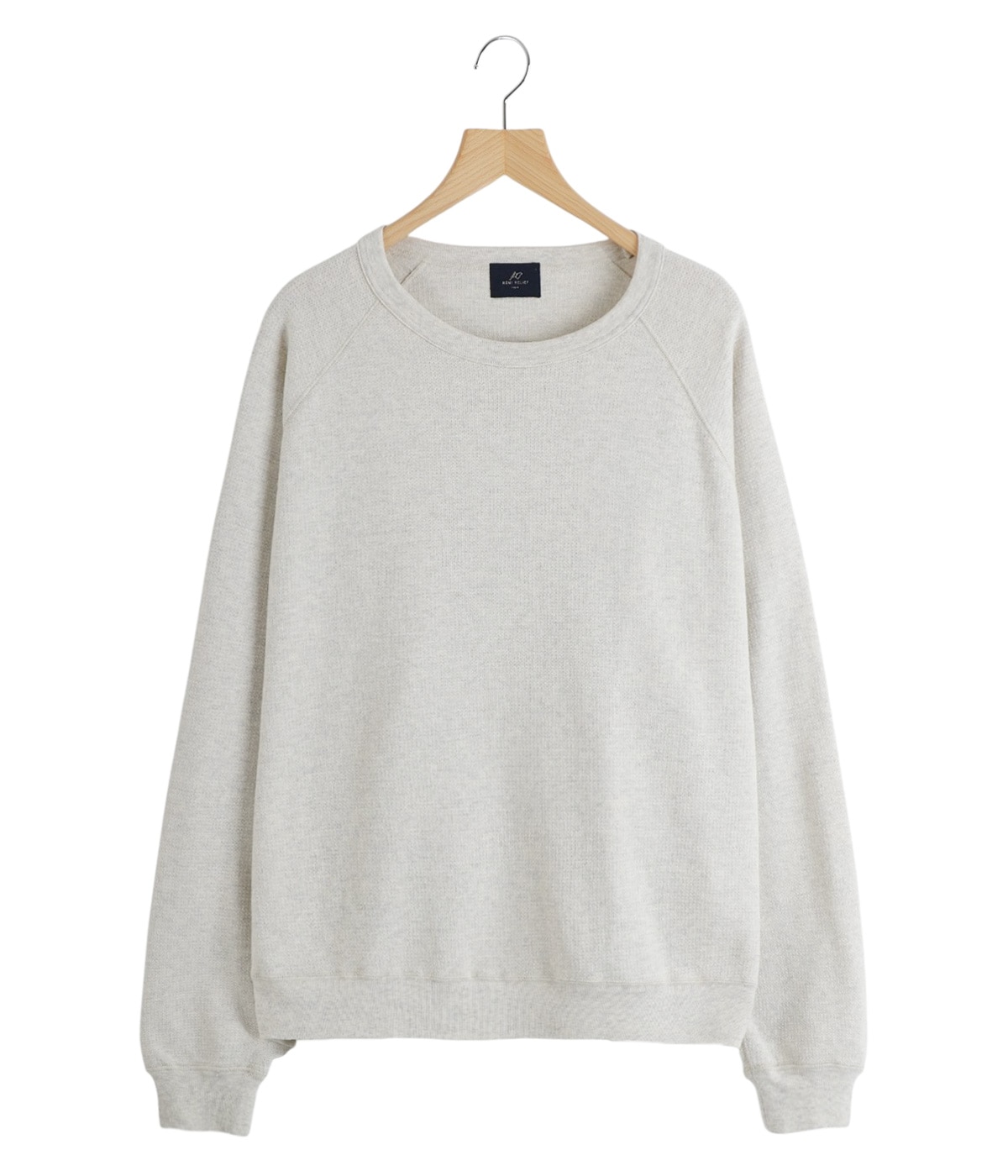 良品✨REMI RELIEF NAVY LABEL グレー スウェット 起毛 L 起毛裏毛