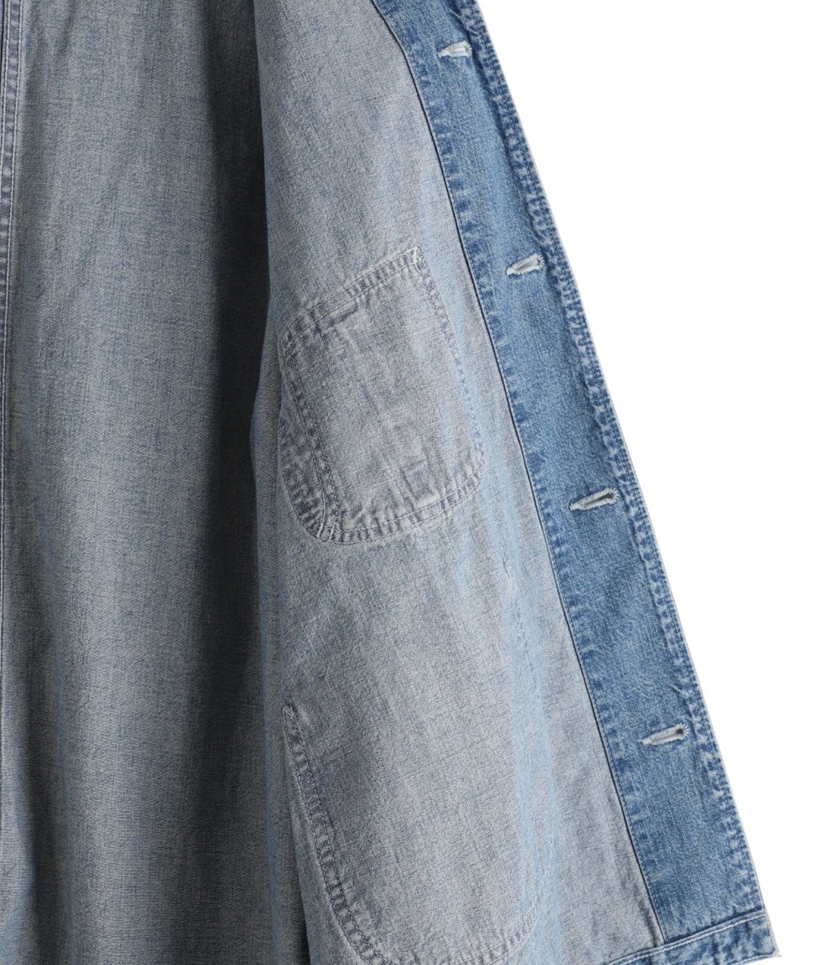 ルオシー 付け襟ノーカラーデニムジャケット 太*郎様 Louiosy ルオシー