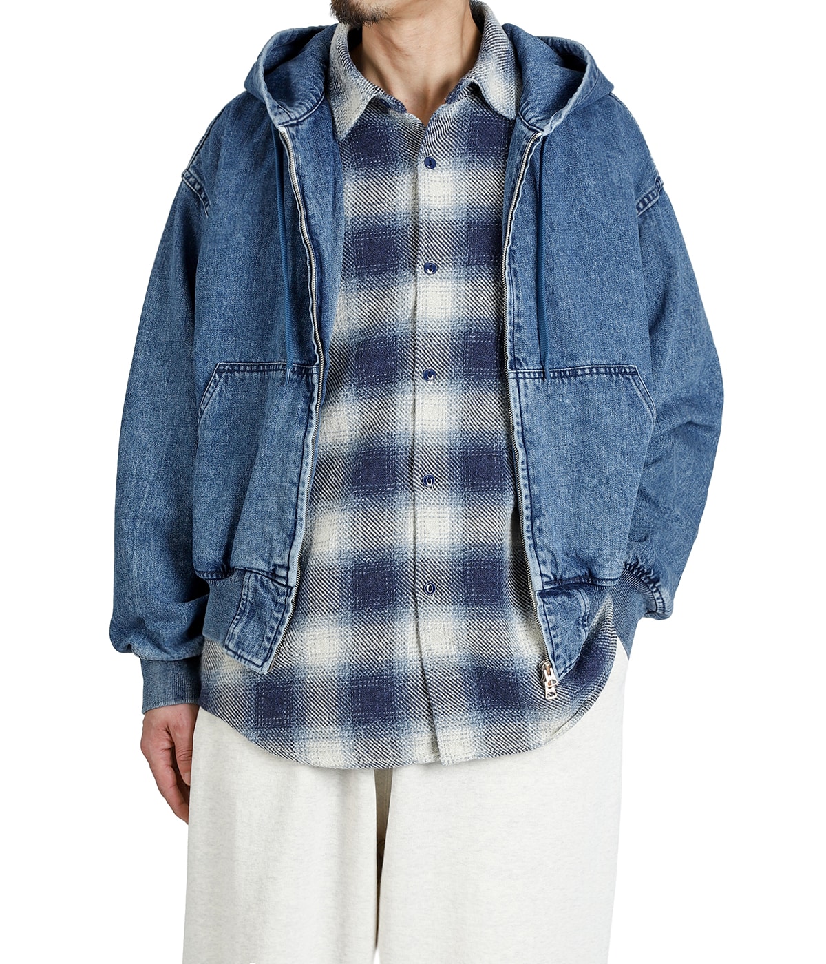 デニムZIP JKT | REMI RELIEF NAVY LABEL(レミレリーフ ネイビー