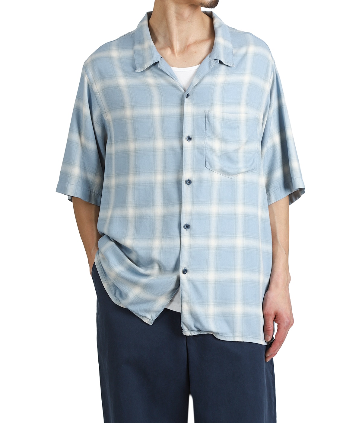 オープンカラーSSシャツ | REMI RELIEF NAVY LABEL(レミレリーフ オープンカラーSSシャツ | REMI RELIEF NAVY LABEL(レミレリーフ