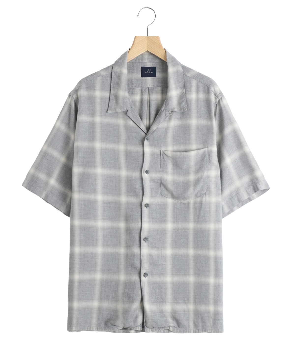 オープンカラーSSシャツ | REMI RELIEF NAVY LABEL(レミレリーフ 