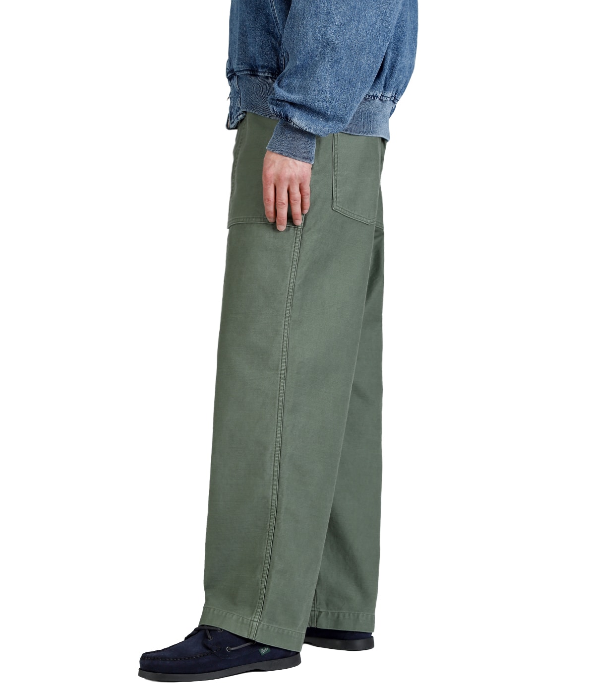 レミレリーフ　ネイビーレーベル　ベイカーパンツ　サイズM ミリタリーパンツ レミレリーフ ネイビーレーベル 】新作「ベイカーパンツ」 / スタッフ