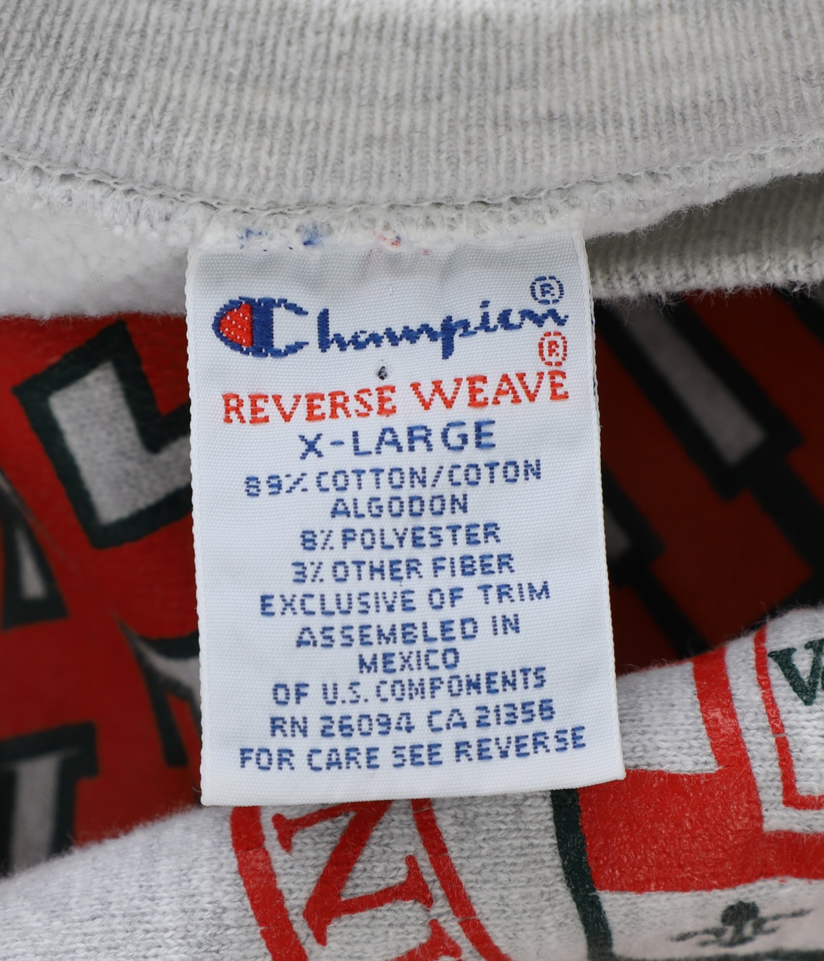 USED】90's Champion Reverse Weave WASHINGTON | VINTAGE
