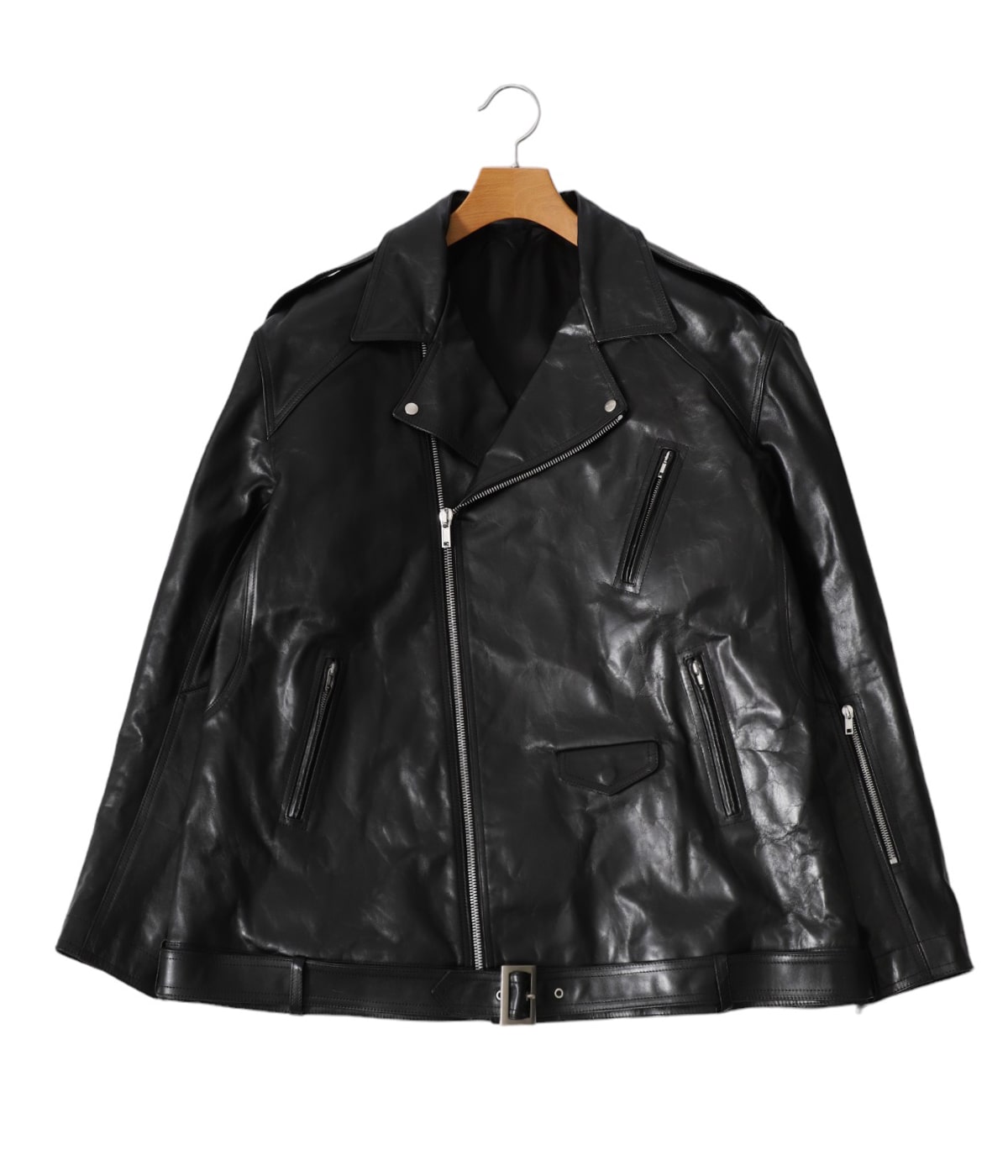 Rick owens リックオウエンス コンビレザージャケット JUMBO LUKE STOOGES | Rick Owens(リックオウエンス) / アウター