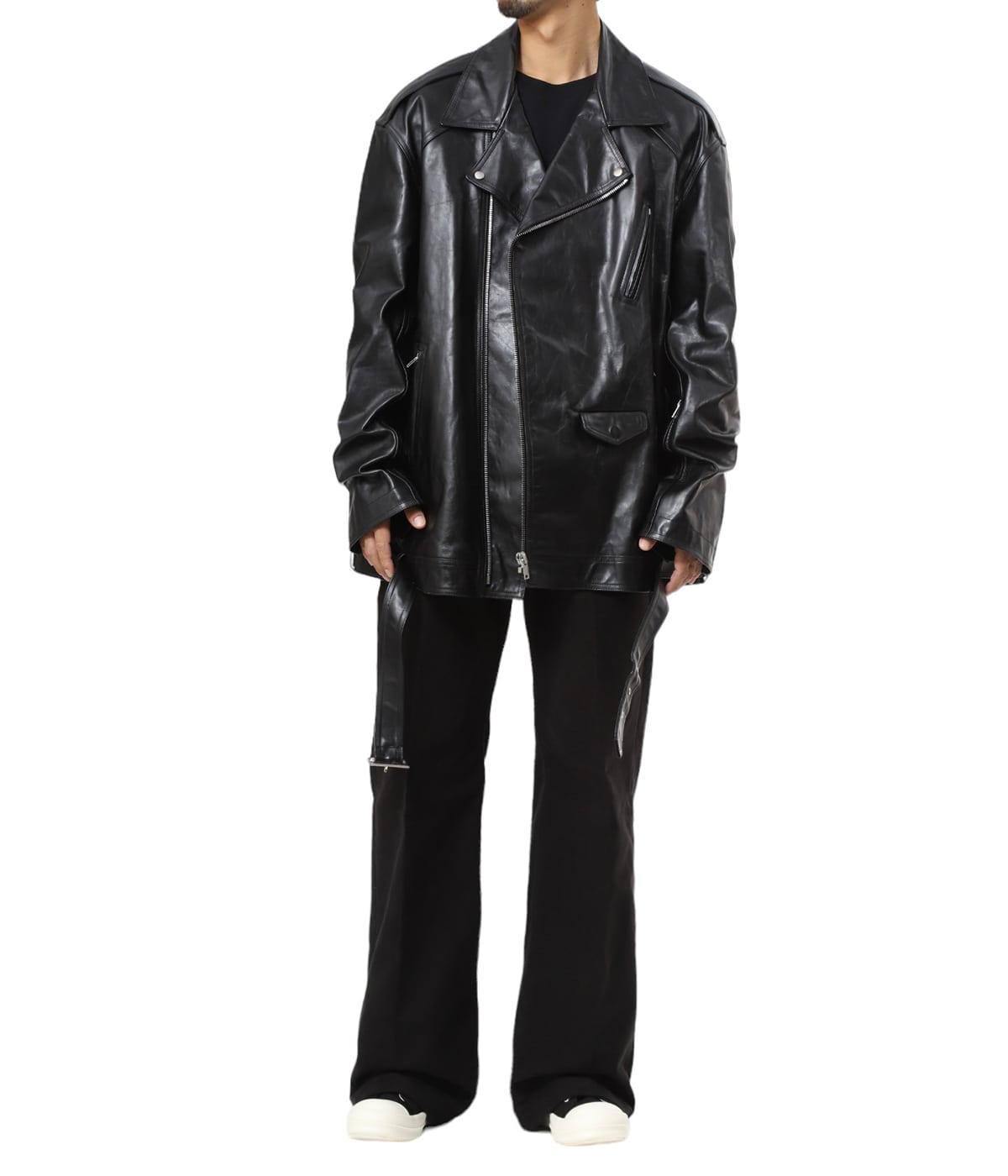 レザージャケット リックオウエンスとギャルソンコラボ JUMBO LUKE STOOGES | Rick Owens(リックオウエンス) / アウター