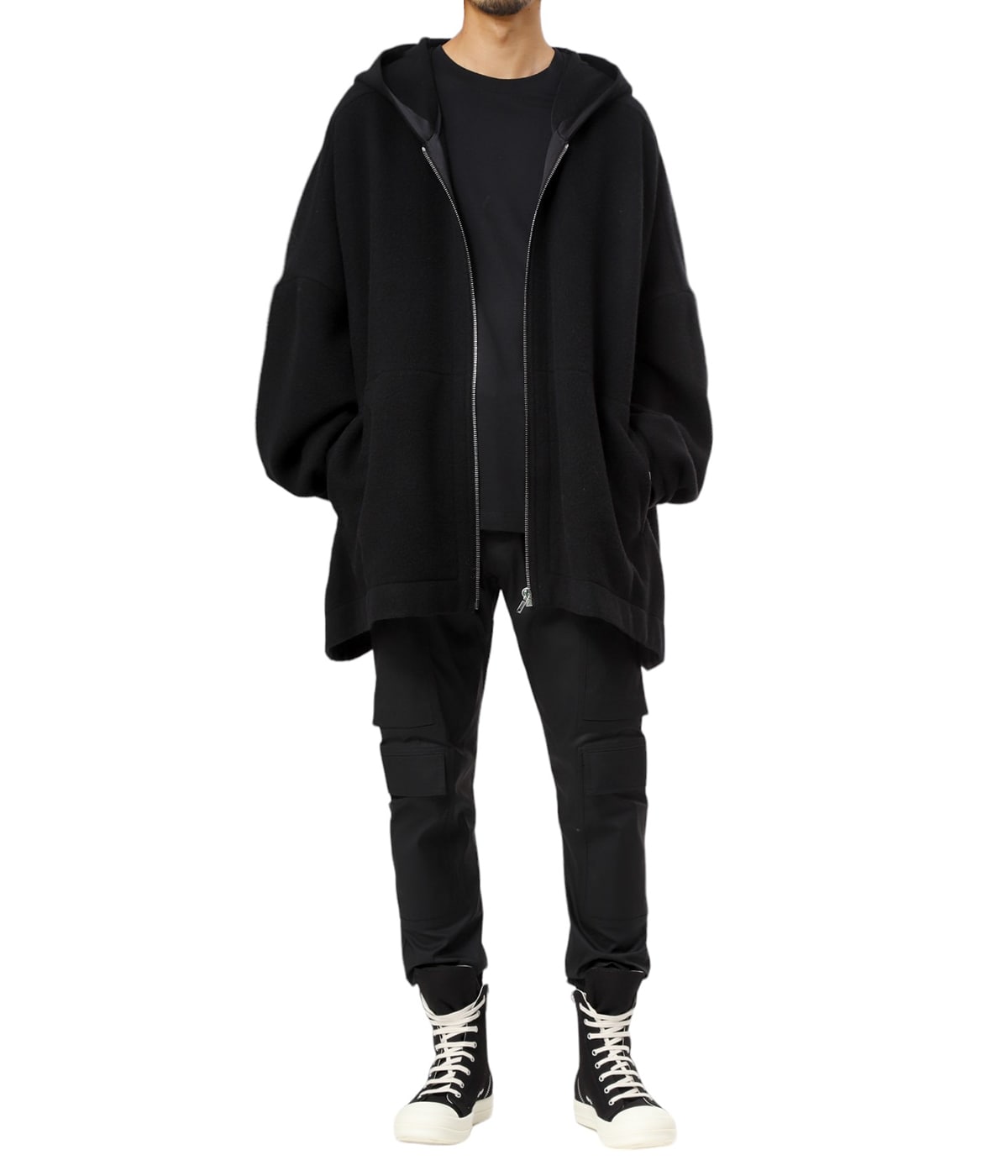rick owensリックオウエンス　フード付きウールコート　size46 JUMBO HOODED PETER | Rick Owens(リックオウエンス) / アウター