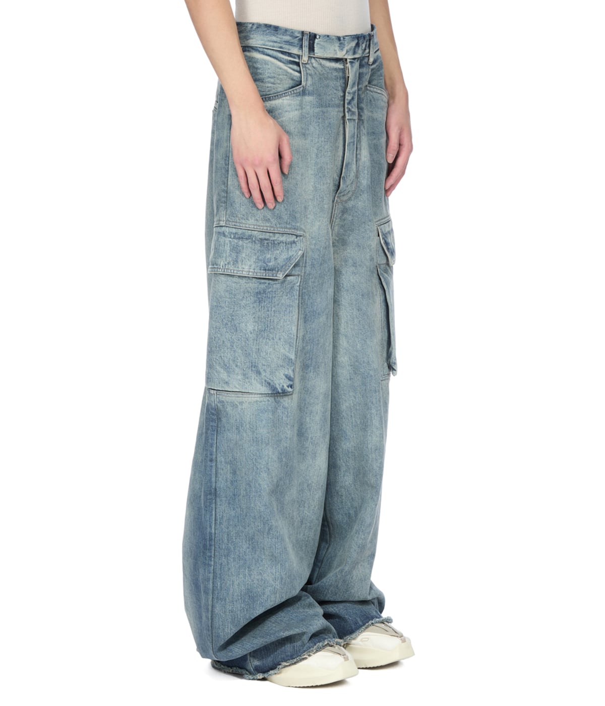 Rick Owens(リック・オウエンス)　デニム　サルエルパンツ RICK OWENS DRKSHDW Drawstring Sarrouel Pants サルエルパンツ (RICK