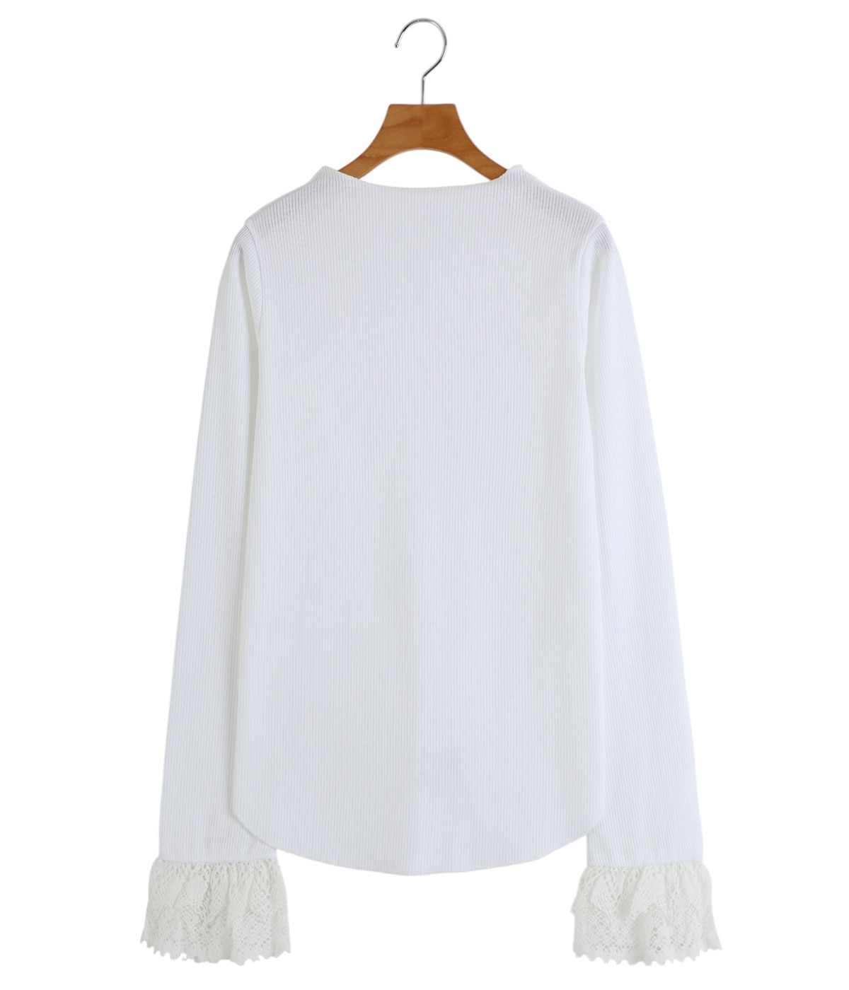 RhodolirioN◆長袖Tシャツ/1/コットン/ホワイト/NQ898 RhodolirioN(ロドリリオン) / 長袖Tシャツ/1/コットン/ホワイト